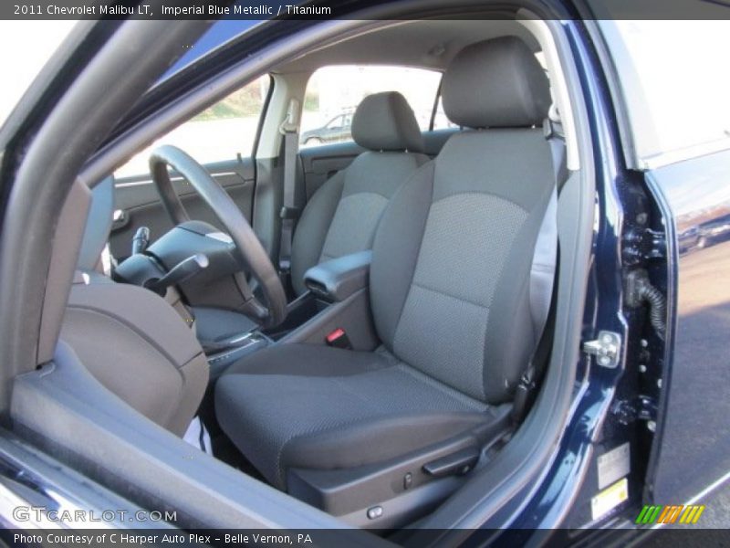 Imperial Blue Metallic / Titanium 2011 Chevrolet Malibu LT
