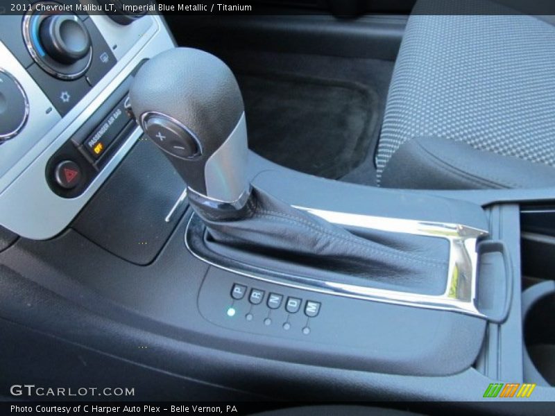 Imperial Blue Metallic / Titanium 2011 Chevrolet Malibu LT