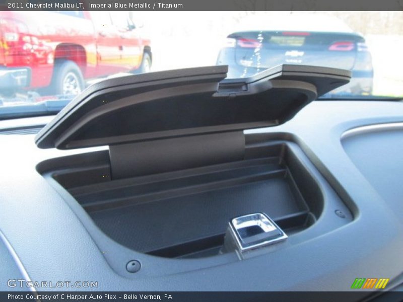 Imperial Blue Metallic / Titanium 2011 Chevrolet Malibu LT