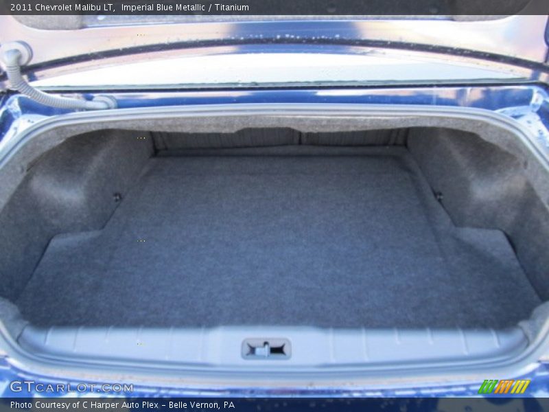 Imperial Blue Metallic / Titanium 2011 Chevrolet Malibu LT