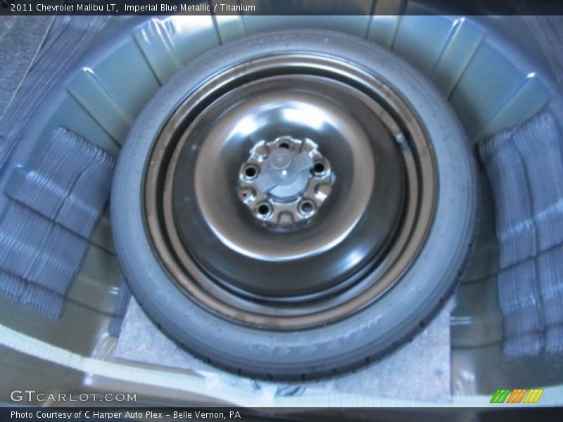 Imperial Blue Metallic / Titanium 2011 Chevrolet Malibu LT