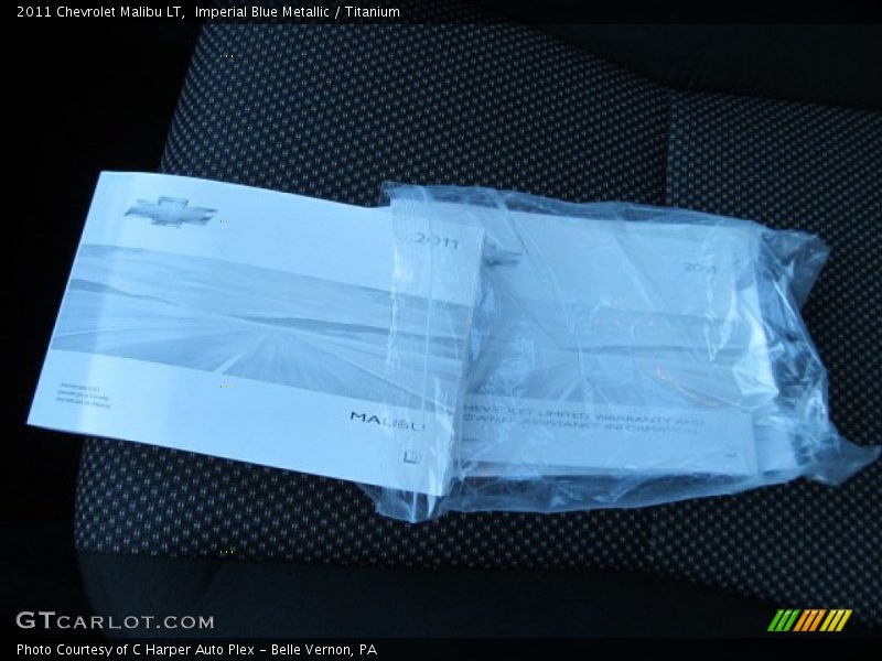 Imperial Blue Metallic / Titanium 2011 Chevrolet Malibu LT