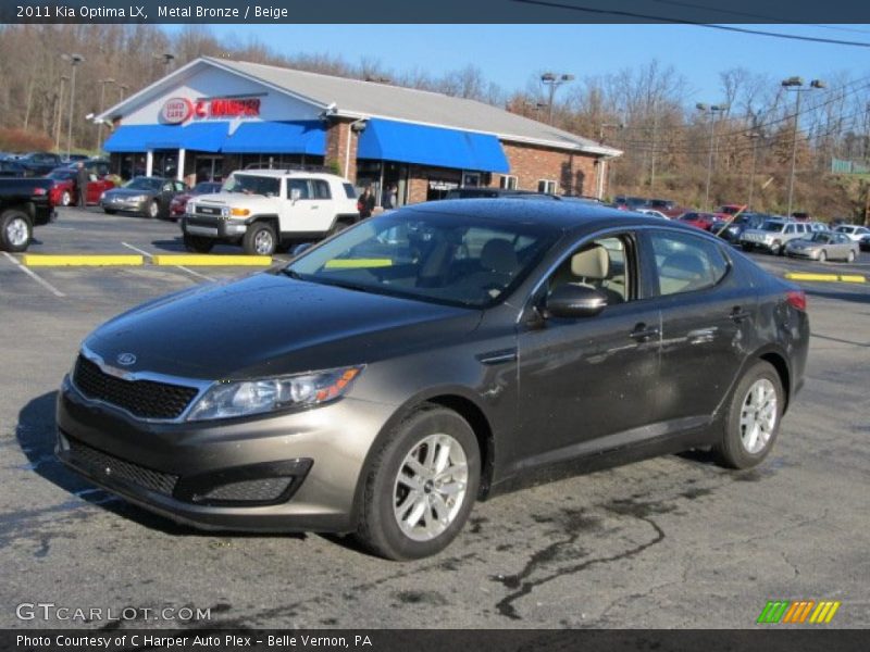 Metal Bronze / Beige 2011 Kia Optima LX