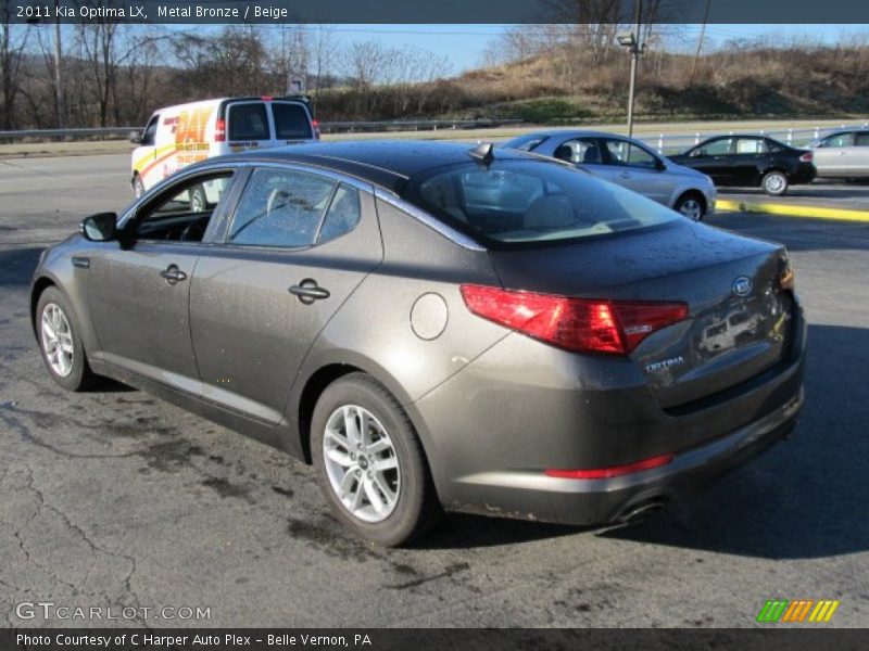 Metal Bronze / Beige 2011 Kia Optima LX