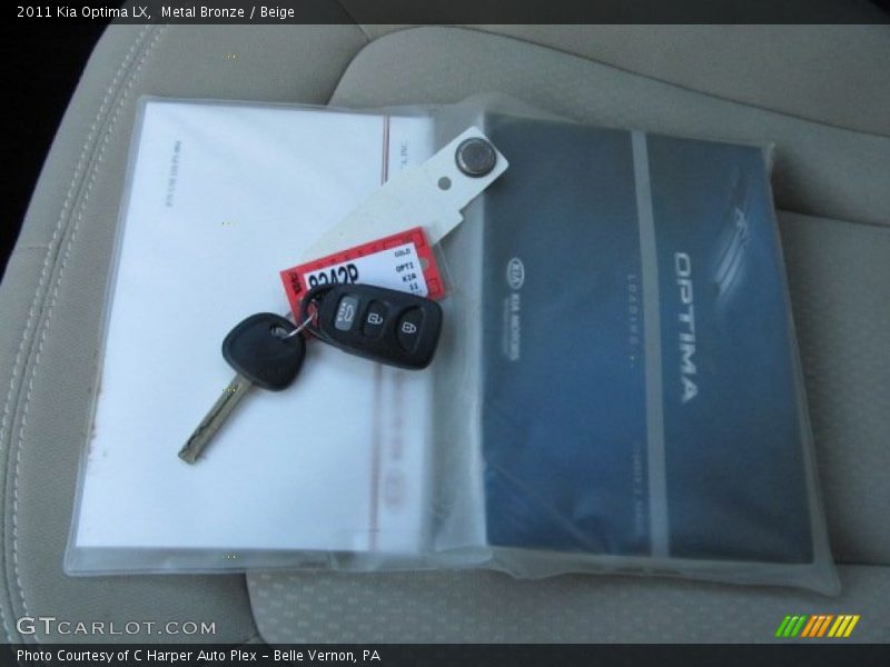 Metal Bronze / Beige 2011 Kia Optima LX