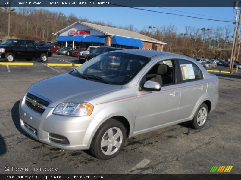 Ice Silver Metallic / Charcoal 2011 Chevrolet Aveo LT Sedan