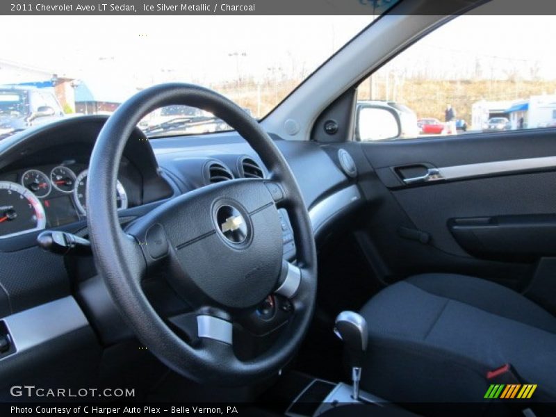 Ice Silver Metallic / Charcoal 2011 Chevrolet Aveo LT Sedan