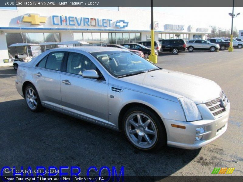 Light Platinum / Ebony 2008 Cadillac STS 4 V6 AWD