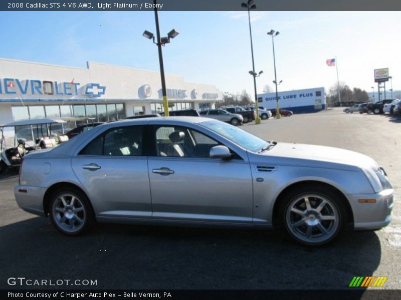 Light Platinum / Ebony 2008 Cadillac STS 4 V6 AWD