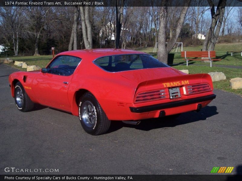 Buccaneer Red / Black 1974 Pontiac Firebird Trans Am