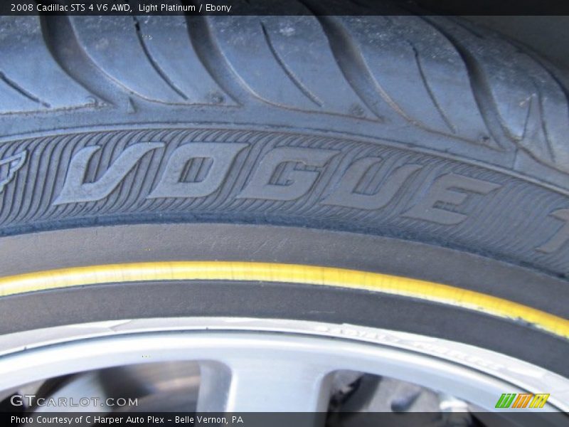 Light Platinum / Ebony 2008 Cadillac STS 4 V6 AWD