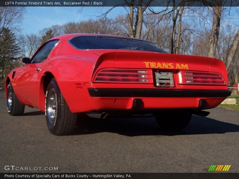 Buccaneer Red / Black 1974 Pontiac Firebird Trans Am