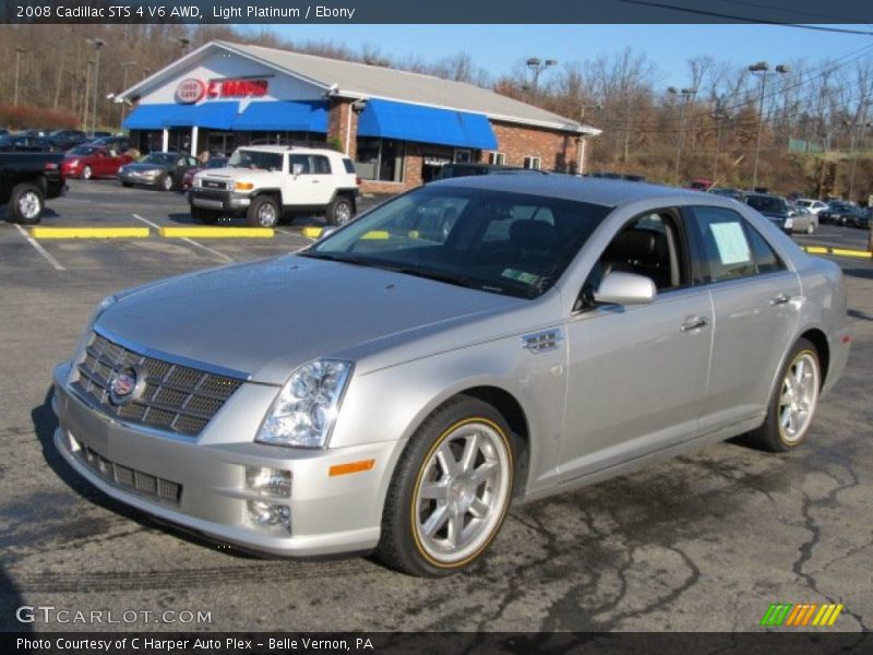 Light Platinum / Ebony 2008 Cadillac STS 4 V6 AWD