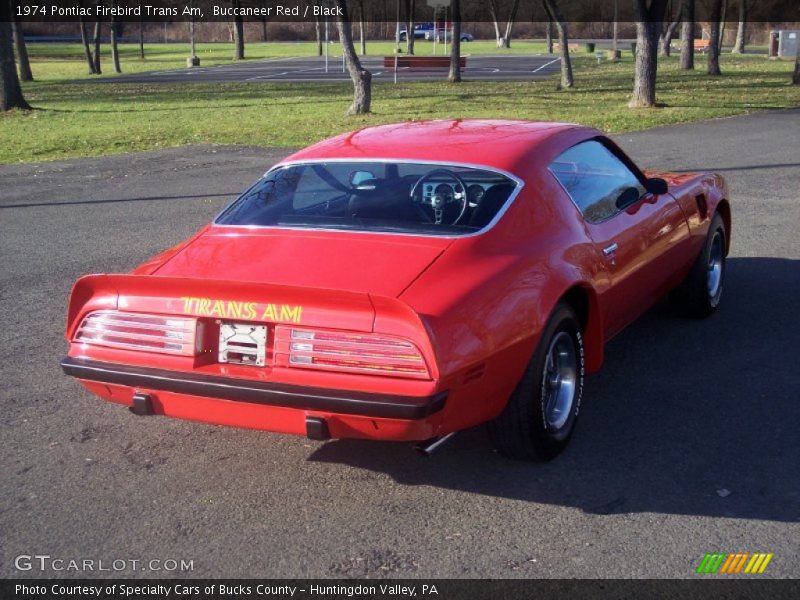 Buccaneer Red / Black 1974 Pontiac Firebird Trans Am