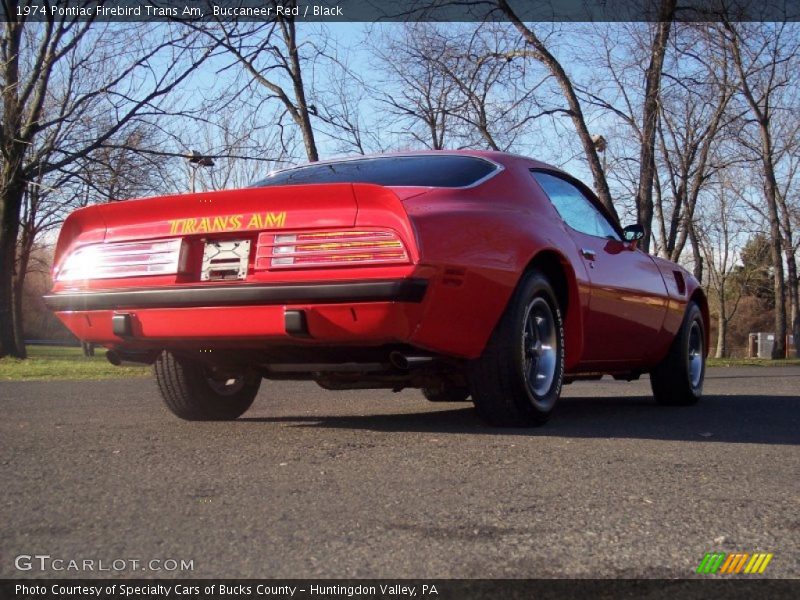 Buccaneer Red / Black 1974 Pontiac Firebird Trans Am