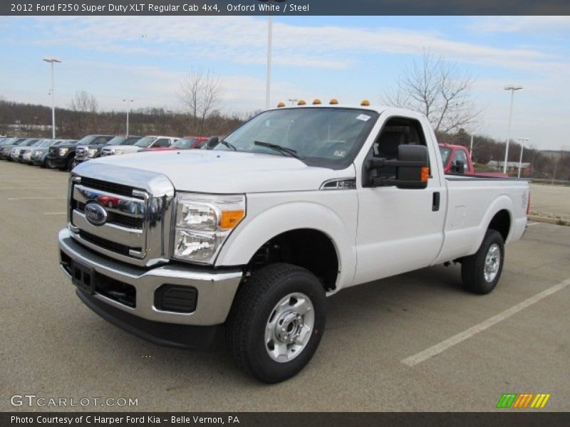 Front 3/4 View of 2012 F250 Super Duty XLT Regular Cab 4x4