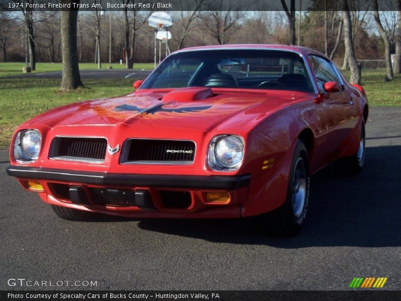 Buccaneer Red / Black 1974 Pontiac Firebird Trans Am