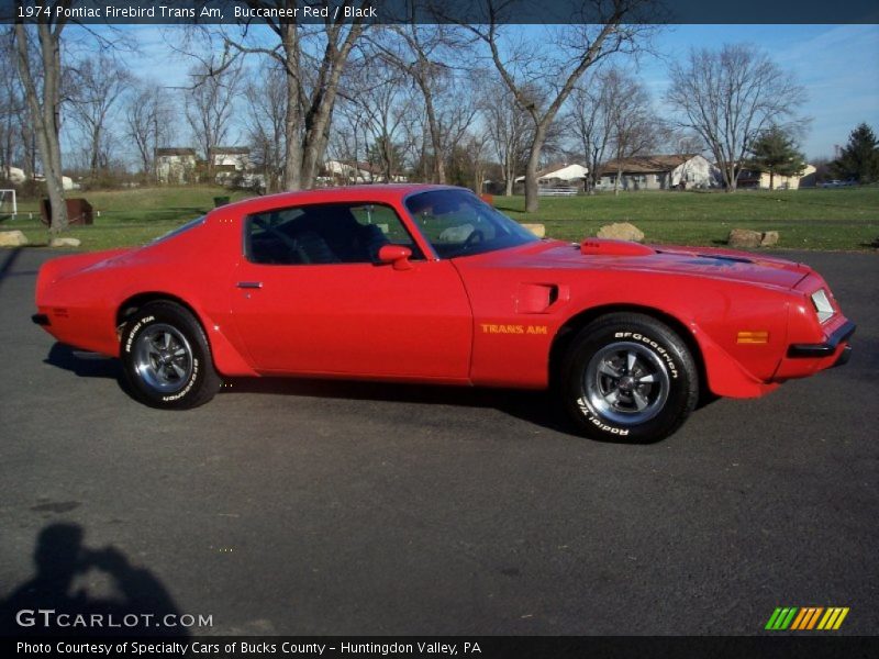 Buccaneer Red / Black 1974 Pontiac Firebird Trans Am