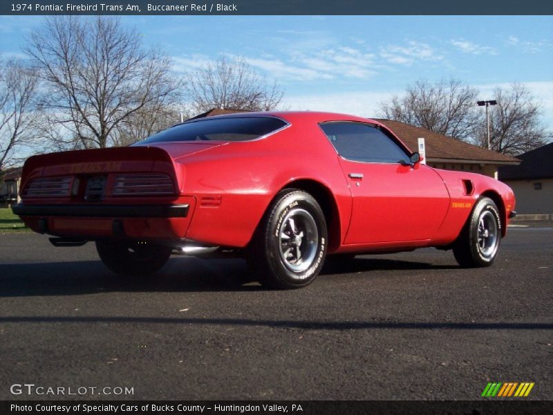 Buccaneer Red / Black 1974 Pontiac Firebird Trans Am