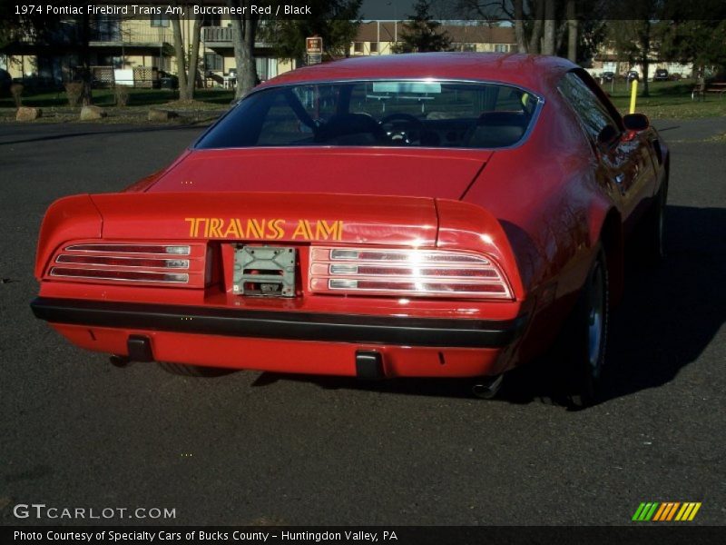 Buccaneer Red / Black 1974 Pontiac Firebird Trans Am