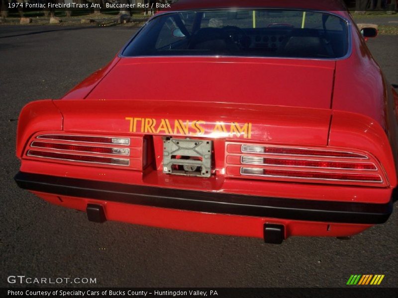 Buccaneer Red / Black 1974 Pontiac Firebird Trans Am