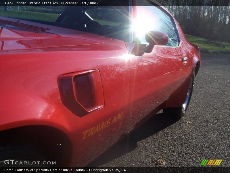 Buccaneer Red / Black 1974 Pontiac Firebird Trans Am