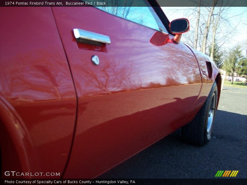 Buccaneer Red / Black 1974 Pontiac Firebird Trans Am