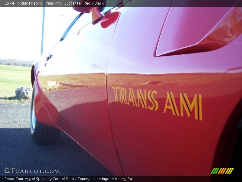 Buccaneer Red / Black 1974 Pontiac Firebird Trans Am