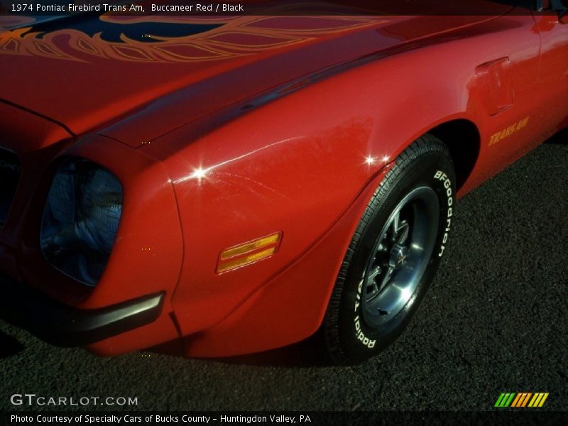 Buccaneer Red / Black 1974 Pontiac Firebird Trans Am