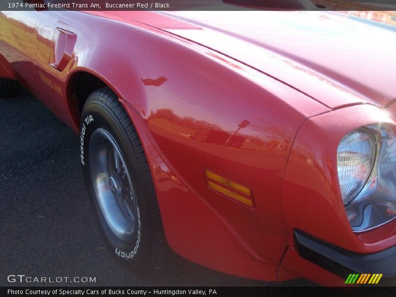 Buccaneer Red / Black 1974 Pontiac Firebird Trans Am