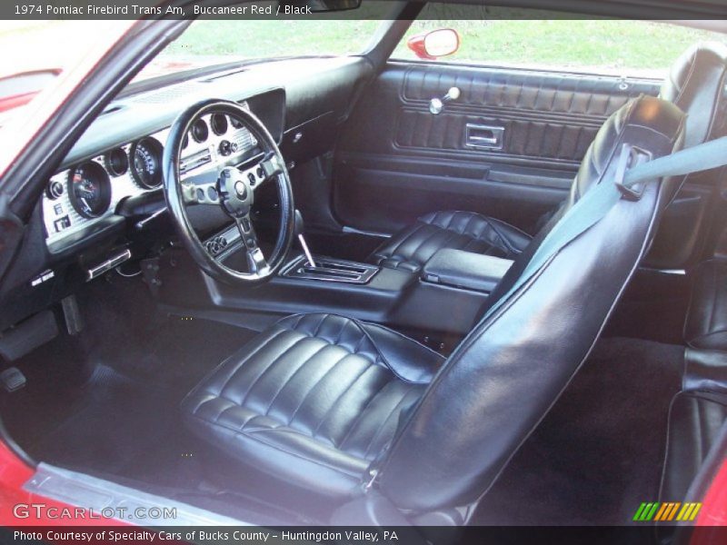  1974 Firebird Trans Am Black Interior