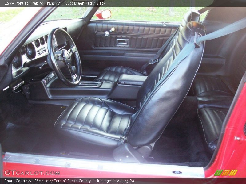  1974 Firebird Trans Am Black Interior