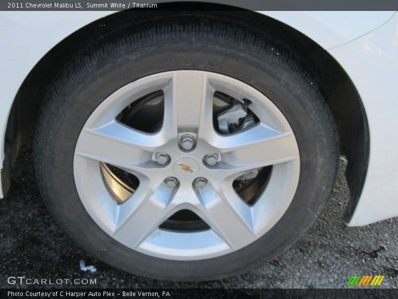 Summit White / Titanium 2011 Chevrolet Malibu LS