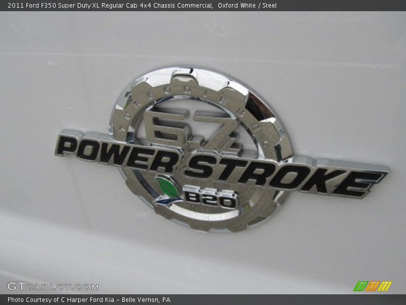 6.7 Power Stroke B20 badge - 2011 Ford F350 Super Duty XL Regular Cab 4x4 Chassis Commercial