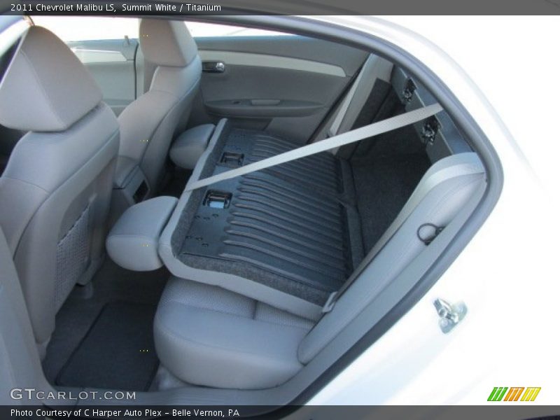 Summit White / Titanium 2011 Chevrolet Malibu LS