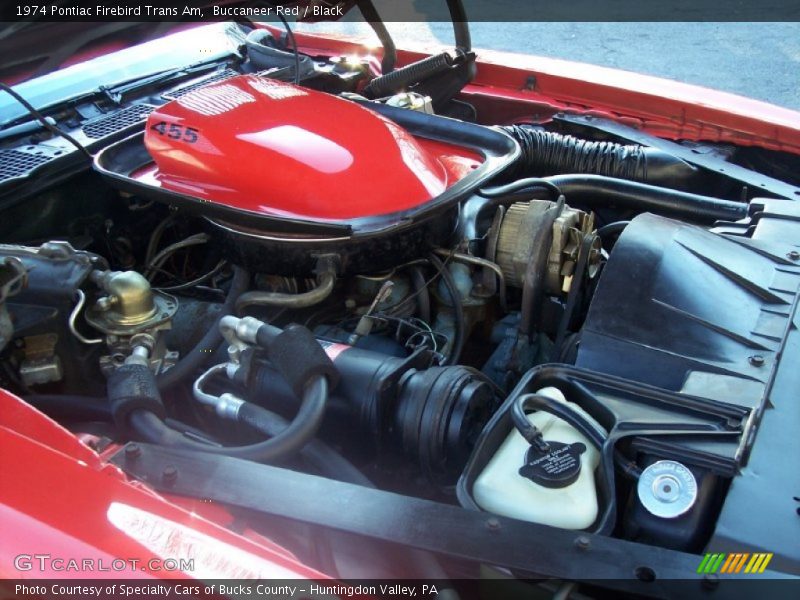  1974 Firebird Trans Am Engine - 454 cid OHV 16-Valve L75 V8