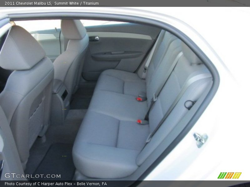 Summit White / Titanium 2011 Chevrolet Malibu LS