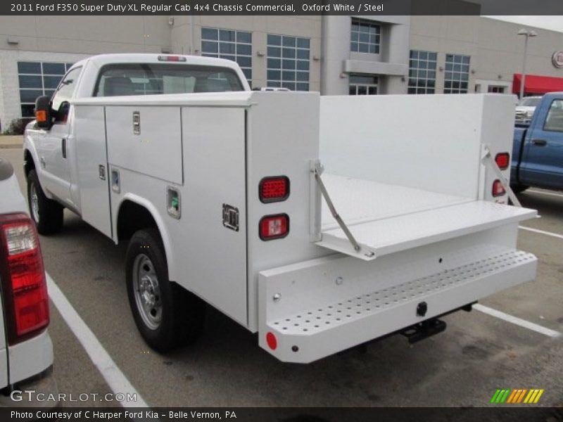 Oxford White / Steel 2011 Ford F350 Super Duty XL Regular Cab 4x4 Chassis Commercial