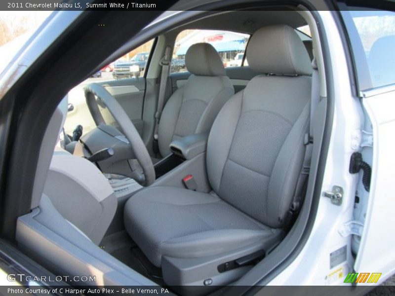 Summit White / Titanium 2011 Chevrolet Malibu LS