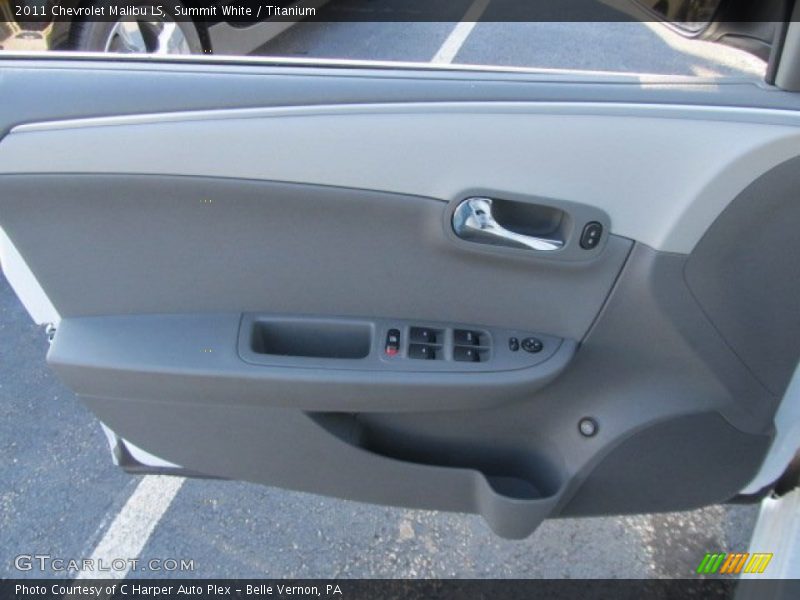 Summit White / Titanium 2011 Chevrolet Malibu LS