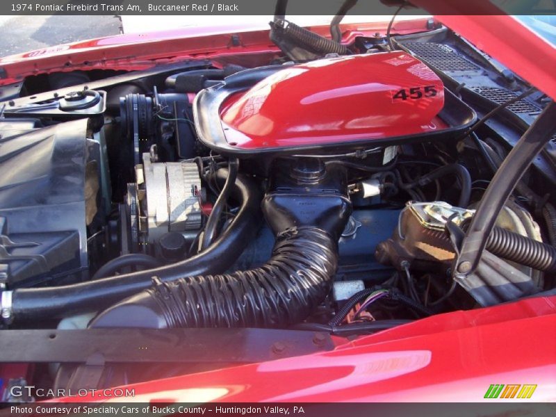  1974 Firebird Trans Am Engine - 454 cid OHV 16-Valve L75 V8