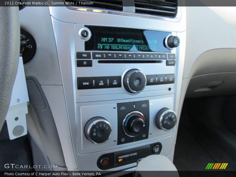 Summit White / Titanium 2011 Chevrolet Malibu LS