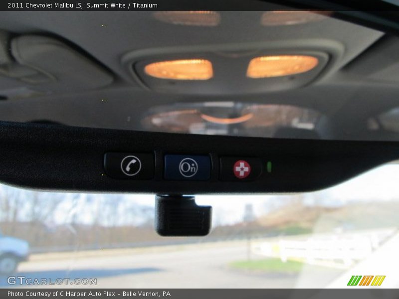 Summit White / Titanium 2011 Chevrolet Malibu LS