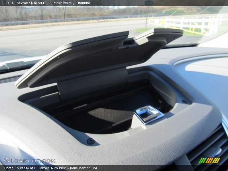 Summit White / Titanium 2011 Chevrolet Malibu LS