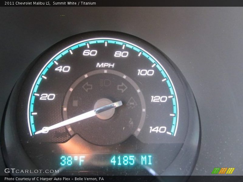 Summit White / Titanium 2011 Chevrolet Malibu LS