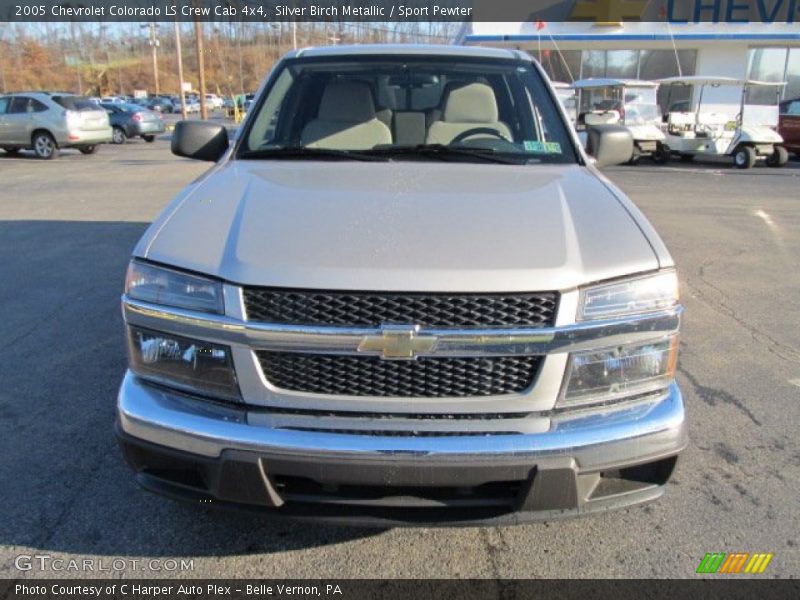 Silver Birch Metallic / Sport Pewter 2005 Chevrolet Colorado LS Crew Cab 4x4