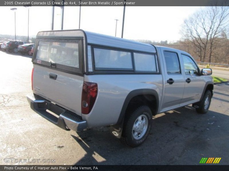 Silver Birch Metallic / Sport Pewter 2005 Chevrolet Colorado LS Crew Cab 4x4