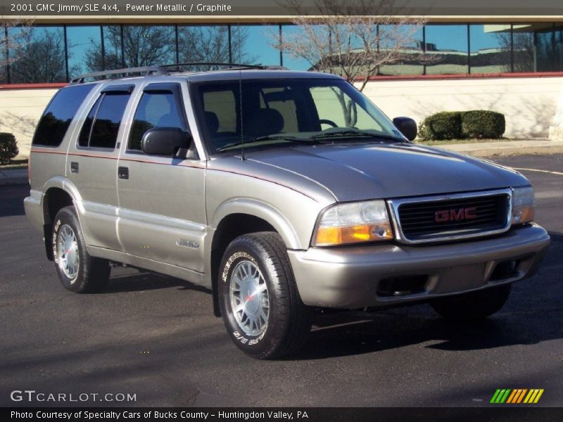 Pewter Metallic / Graphite 2001 GMC Jimmy SLE 4x4