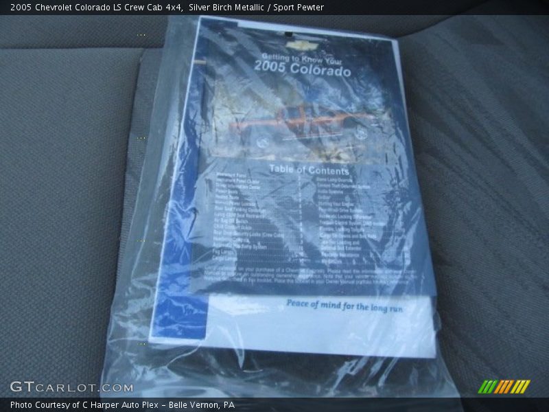 Silver Birch Metallic / Sport Pewter 2005 Chevrolet Colorado LS Crew Cab 4x4