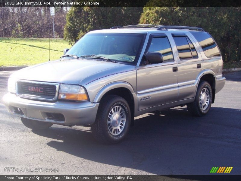 Pewter Metallic / Graphite 2001 GMC Jimmy SLE 4x4